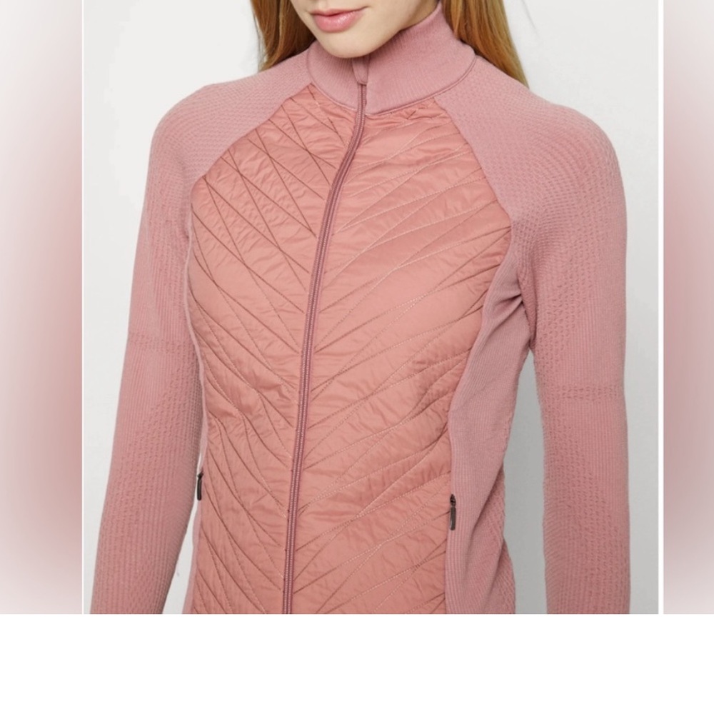 Athleta Flurry Force Insulated Primaloft Jacket II- Pink- Medium-like new